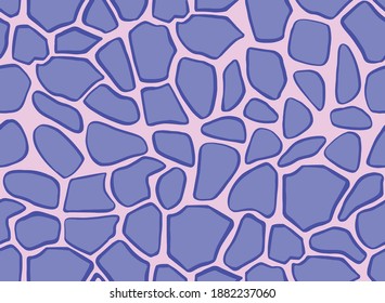 Resumen repitiendo fondo geométrico con textura caótica. Patrón de bloques irregulares. Mosaico de piedra de pavimento sin mar 