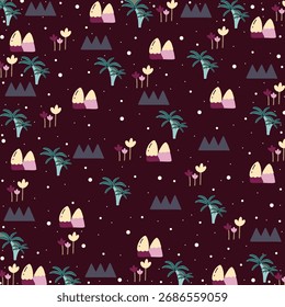 Patrones de repetición abstractos para el Fondo de pantalla y papel de embalaje
