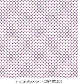 Abstract repeating pentagram pattern background - vector graphic
