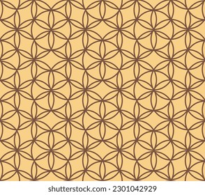 Abstract repeating seamless geometric pattern
