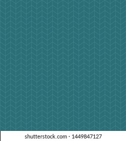 Abstract repeating seamless pattern with blue rhombus shape sign. Outline border stroke background. Eps 10 line art vector illustration. Texture for wrapping gift paper