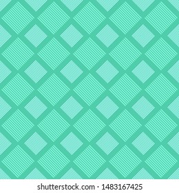 Abstract repeating square pattern background design - color vector illustration