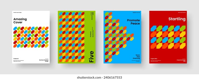 Abstract Report Design. Geometric Background Layout. Creative Poster Template. Flyer. Brochure. Business Presentation. Book Cover. Banner. Handbill. Leaflet. Newsletter. Magazine. Advertising