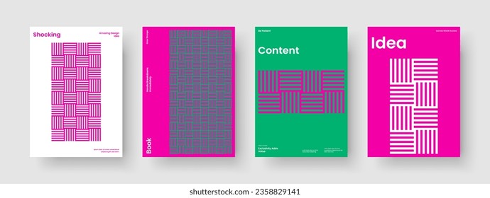 Resumen de diseño de informes. Plantilla de cubierta de libro geométrico. Diseño de fondo aislado. Folleto. Volante. Cartel. Presentación de negocios. Cartel. Cuaderno. Diario. Identidad de marca. Cartera. Revista