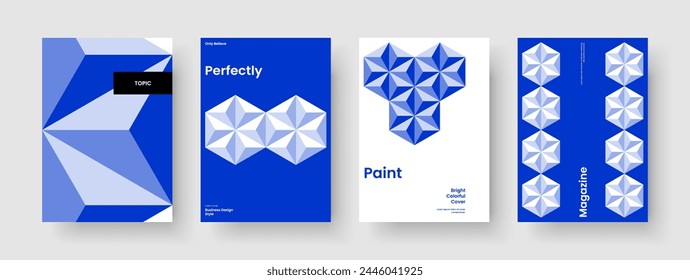 Abstract Report Design. Geometric Business Presentation Layout. Isolated Background Template. Flyer. Poster. Banner. Brochure. Book Cover. Brand Identity. Leaflet. Journal. Pamphlet. Magazine
