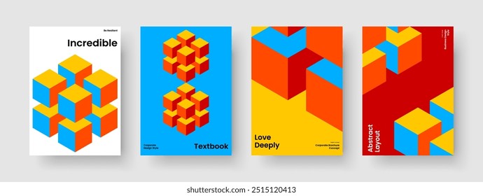 Abstract Report Design. Geometric Poster Template. Isolated Book Cover Layout. Brochure. Banner. Business Presentation. Background. Flyer. Newsletter. Magazine. Portfolio. Journal. Notebook