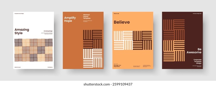 Abstract Report Design. Geometric Poster Layout. Modern Brochure Template. Banner. Background. Business Presentation. Book Cover. Flyer. Newsletter. Handbill. Notebook. Catalog. Brand Identity