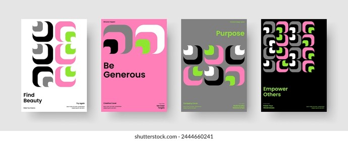 Abstract Report Design. Isolated Banner Layout. Creative Book Cover Template. Flyer. Poster. Brochure. Background. Business Presentation. Brand Identity. Leaflet. Portfolio. Journal. Magazine