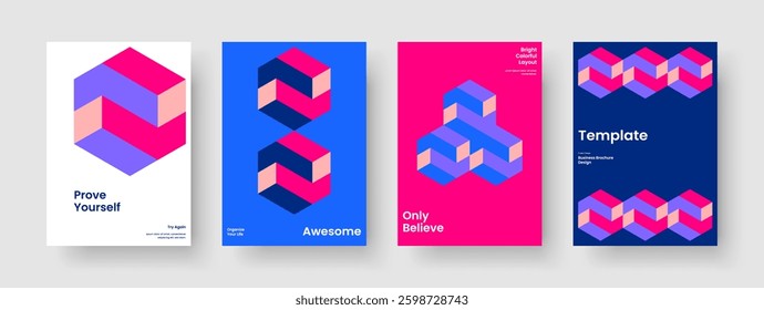 Abstract Report Design. Isolated Banner Template. Geometric Background Layout. Business Presentation. Brochure. Book Cover. Flyer. Poster. Leaflet. Handbill. Advertising. Catalog. Journal. Notebook