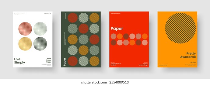Abstract Report Design. Isolated Brochure Template. Creative Book Cover Layout. Business Presentation. Background. Poster. Banner. Flyer. Journal. Advertising. Newsletter. Handbill. Brand Identity