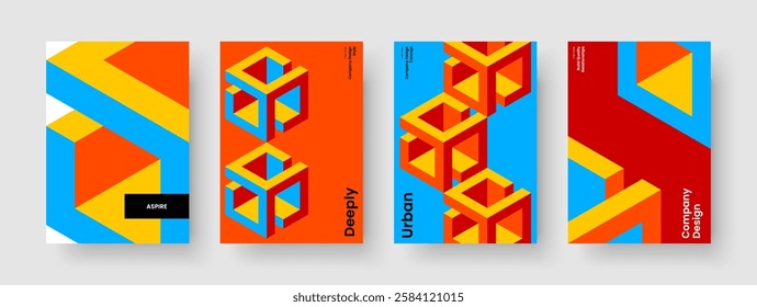 Abstract Report Design. Isolated Brochure Template. Geometric Poster Layout. Background. Business Presentation. Banner. Book Cover. Flyer. Leaflet. Newsletter. Portfolio. Handbill. Notebook