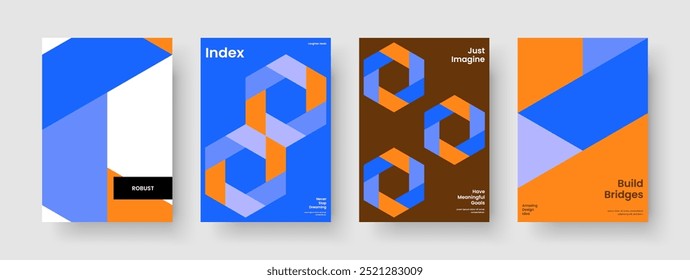 Abstract Report Design. Isolated Business Presentation Layout. Creative Poster Template. Brochure. Banner. Book Cover. Background. Flyer. Magazine. Notebook. Newsletter. Portfolio. Advertising