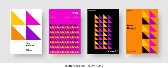 Abstract Report Design. Isolated Flyer Template. Geometric Business Presentation Layout. Book Cover. Brochure. Banner. Poster. Background. Handbill. Magazine. Catalog. Journal. Pamphlet. Leaflet