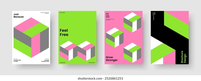 Abstract Report Design. Isolated Poster Layout. Geometric Business Presentation Template. Brochure. Flyer. Banner. Book Cover. Background. Journal. Handbill. Catalog. Leaflet. Magazine. Portfolio