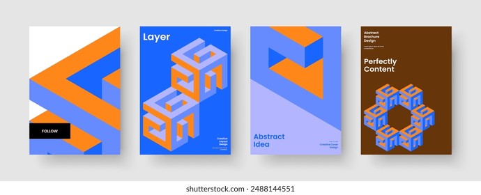 Abstract Report Design. Modern Brochure Template. Geometric Flyer Layout. Banner. Business Presentation. Poster. Book Cover. Background. Catalog. Leaflet. Magazine. Handbill. Advertising. Journal