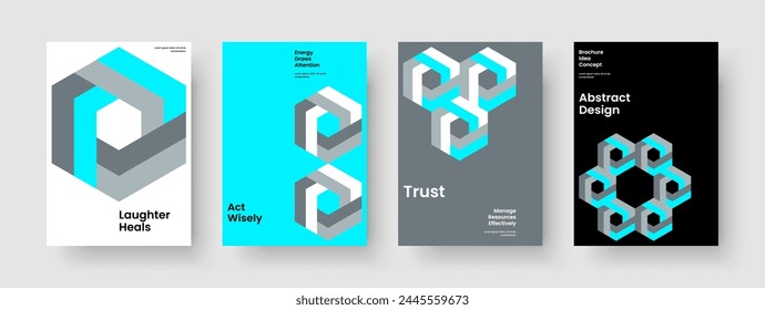 Abstract Report Layout. Creative Book Cover Design. Geometric Flyer Template. Brochure. Business Presentation. Poster. Background. Banner. Portfolio. Leaflet. Pamphlet. Newsletter. Brand Identity