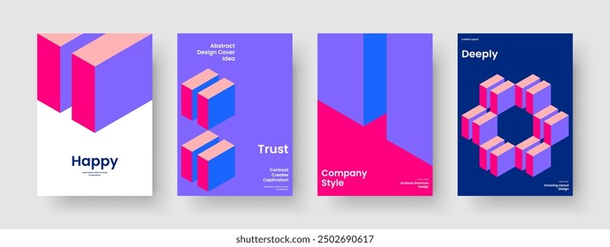 Abstract Report Layout. Creative Brochure Design. Isolated Poster Template. Business Presentation. Flyer. Book Cover. Banner. Background. Brand Identity. Advertising. Pamphlet. Journal. Notebook