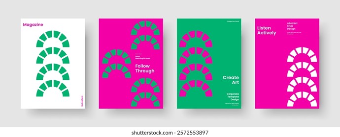 Abstract Report Layout. Geometric Background Design. Isolated Brochure Template. Banner. Poster. Book Cover. Flyer. Business Presentation. Handbill. Pamphlet. Catalog. Leaflet. Newsletter