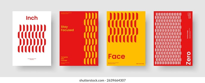 Abstract Report Layout. Geometric Book Cover Template. Isolated Background Design. Poster. Brochure. Flyer. Banner. Business Presentation. Handbill. Advertising. Catalog. Notebook. Magazine