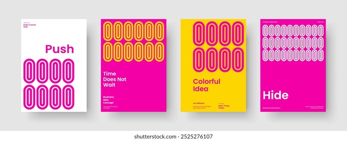 Abstract Report Layout. Geometric Brochure Template. Isolated Book Cover Design. Background. Banner. Poster. Flyer. Business Presentation. Leaflet. Advertising. Catalog. Journal. Newsletter