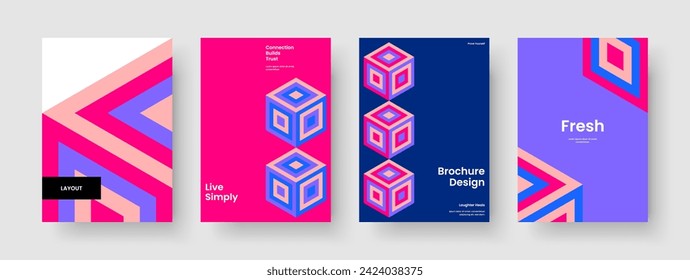 Abstract Report Layout. Geometric Business Presentation Design. Isolated Poster Template. Flyer. Banner. Background. Book Cover. Brochure. Notebook. Leaflet. Handbill. Pamphlet. Catalog. Newsletter