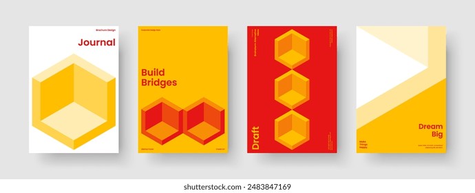 Abstract Report Layout. Geometric Business Presentation Design. Creative Brochure Template. Book Cover. Background. Banner. Poster. Flyer. Journal. Advertising. Catalog. Newsletter. Pamphlet