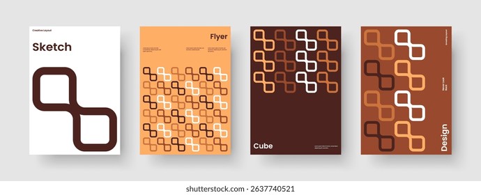 Abstract Report Layout. Geometric Business Presentation Design. Creative Flyer Template. Banner. Background. Book Cover. Brochure. Poster. Journal. Portfolio. Advertising. Newsletter. Handbill