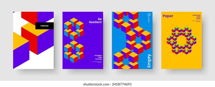 Diseño de informe Abstractas. Plantilla de folleto geométrico. Diseño de fondo aislado. Cartel. Portada del libro. Folleto. Presentación empresarial. Anuncio. Cartera. Publicidad. Identidad de marca. Prospecto. Diario