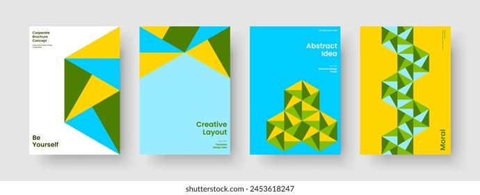 Abstract Report Layout. Geometric Poster Design. Modern Background Template. Brochure. Banner. Business Presentation. Book Cover. Flyer. Advertising. Journal. Magazine. Notebook. Newsletter