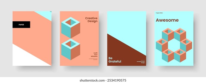 Layout do Relatório Abstrato. Modelo de banner isolado. Design moderno de apresentação de negócios. Cartaz. Histórico. Panfleto. Capa de Livro. Brochura. Publicidade. Revista. Diário. Panfleto. Identidade da marca