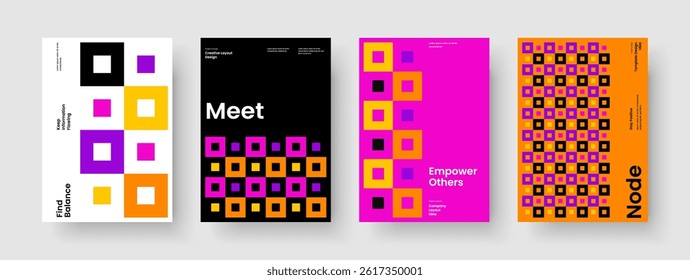 Abstract Report Layout. Isolated Brochure Design. Geometric Poster Template. Flyer. Background. Book Cover. Business Presentation. Banner. Handbill. Pamphlet. Portfolio. Brand Identity. Notebook