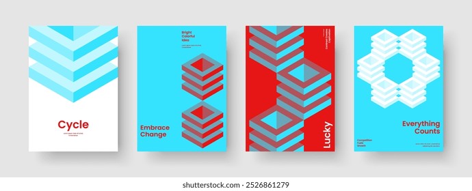 Layout do Relatório Abstrato. Modelo de Panfleto Isolado. Design criativo de fundo. Apresentação de negócios. Faixa. Cartaz. Capa de Livro. Brochura. Identidade da marca. Publicidade. Carteira. Diário. Revista