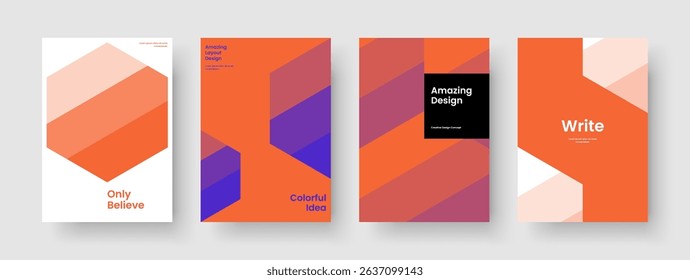 Abstract Report Layout. Modern Brochure Design. Geometric Poster Template. Banner. Book Cover. Flyer. Business Presentation. Background. Journal. Notebook. Advertising. Leaflet. Magazine. Handbill