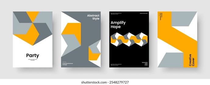 Abstract Report Layout. Modern Business Presentation Design. Isolated Brochure Template. Background. Poster. Flyer. Book Cover. Banner. Journal. Notebook. Advertising. Pamphlet. Handbill. Magazine