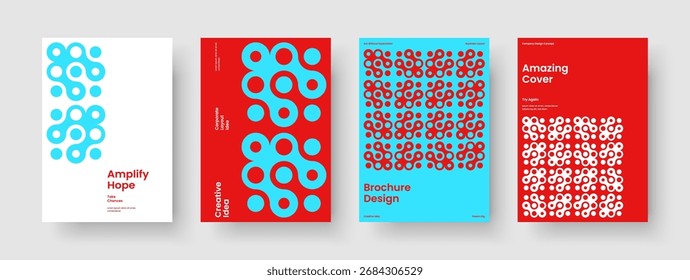 Modelo de relatório abstrato. Design de folheto criativo. Layout de cartaz geométrico. Faixa. Apresentação de negócios. Histórico. Capa de Livro. Panfleto. Identidade da marca. Publicidade. Boletim informativo. Portfólio