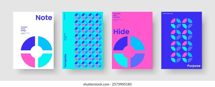 Abstract Report Template. Creative Business Presentation Design. Isolated Poster Layout. Book Cover. Background. Flyer. Brochure. Banner. Pamphlet. Portfolio. Journal. Catalog. Magazine