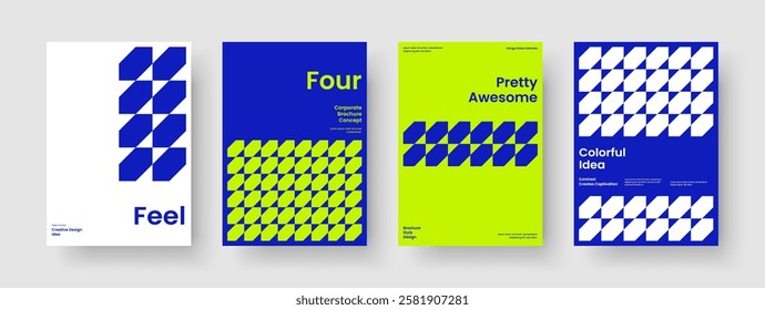 Abstract Report Template. Geometric Banner Layout. Creative Brochure Design. Background. Business Presentation. Poster. Book Cover. Flyer. Pamphlet. Catalog. Handbill. Advertising. Magazine