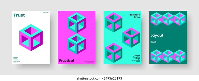 Abstract Report Template. Geometric Business Presentation Layout. Isolated Poster Design. Banner. Book Cover. Background. Flyer. Brochure. Journal. Brand Identity. Magazine. Portfolio. Advertising