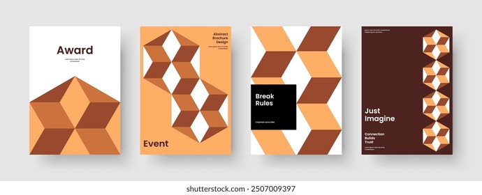 Abstract Report Template. Isolated Background Layout. Geometric Brochure Design. Flyer. Poster. Banner. Business Presentation. Book Cover. Brand Identity. Leaflet. Portfolio. Notebook. Catalog