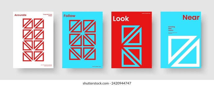 Abstract Report Template. Isolated Banner Layout. Creative Poster Design. Background. Flyer. Brochure. Book Cover. Business Presentation. Catalog. Pamphlet. Handbill. Brand Identity. Journal