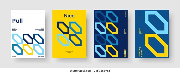 Abstract Report Template. Isolated Brochure Design. Geometric Poster Layout. Business Presentation. Background. Flyer. Book Cover. Banner. Newsletter. Handbill. Portfolio. Advertising. Leaflet