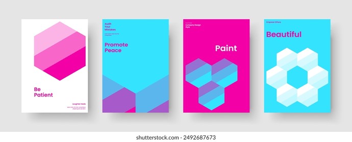 Abstrakte Vorlage des Berichts. Modernes Plakatlayout. In: Geometric Business Presentation Design. Flyer. Buchumschlag. Banner. Broschüre. Hintergrund. Merkblatt. Notebook. Portfolio. Brande Identität. Zeitschrift