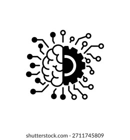 Abstract representation of artificial intelligence and machine learning concepts