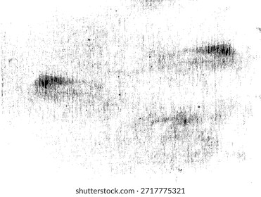 Abstrakte Darstellung von dunklen Schmutzflecken oder Abstrichen auf strukturiertem weißem Hintergrund, die auf alte oder beschädigte Marken von Archivdokumenten oder potenzielle fotografische Artefakte schließen lassen.
