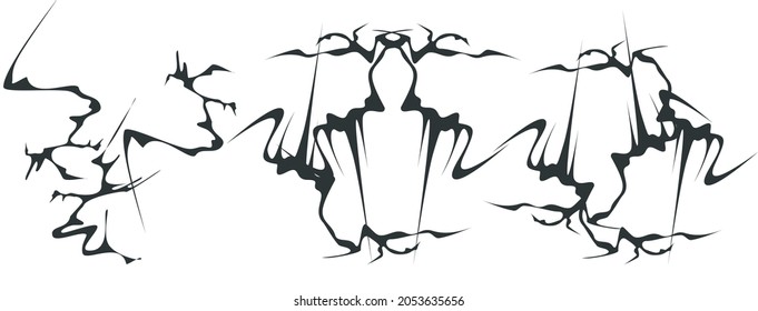 An abstract representation of fear and horror.  Texture for halloween