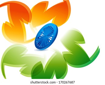 abstract republic day background vector illustration