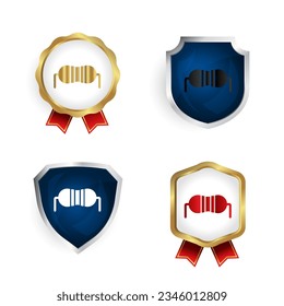 Abstract Resistance Badge and Label Collection, can be used for business designs, presentation designs or any suitable designs.