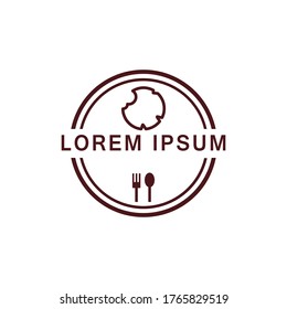 ABSTRACT RESTAURANT LOGO VEKTORGRAFIK.