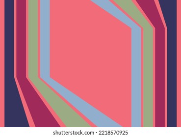 Abstract retro 70s background with colorful striped design, vector illustration design for poster, wall art, banner graphic. computer wallpaper desktop.
