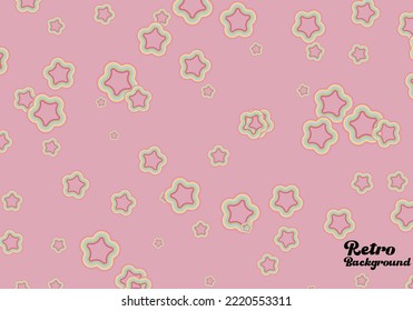 Abstract retro 70s background with colorful striped design, vector illustration design for poster, wall art, banner graphic. computer wallpaper desktop.